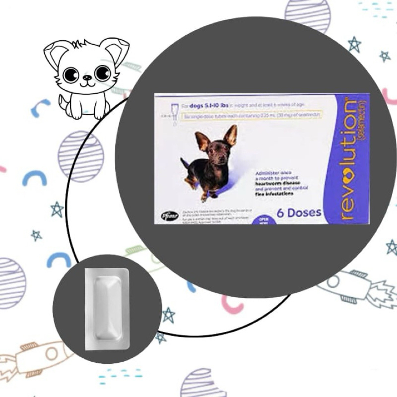 Revolution Dog Pruple (2.5 5 kg Dog Flea Medicine) Shopee Philippines