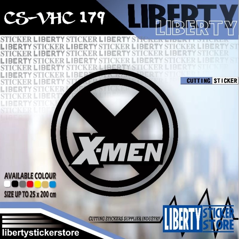 Xmen logo cutting sticker | Xmen logo cutting stickers | Xmen sticker ...