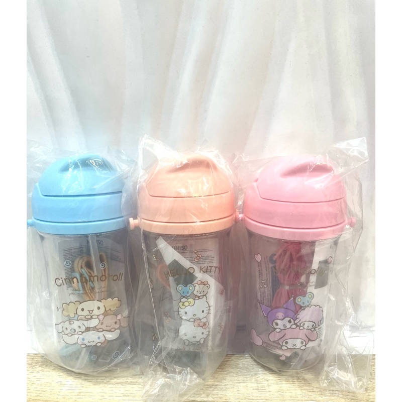 Miniso Bali Sanrio characters Insulated Bottle Hello Kitty Plastic ...