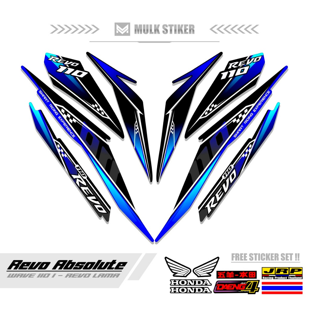 ABSOLUTE REVO 110 CW STRIPING MOTIF 44 ABSOLUTE REVO 110 STICKER/ REVO ...