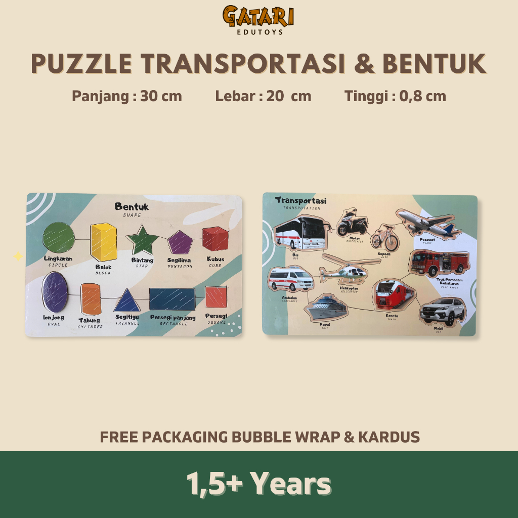 Transport Puzzle/Professional/Study Tools/Raft-rambu (FREE bubble wrap ...