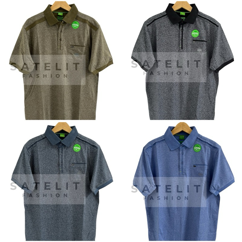 Hugo Class Original Men's Polo Collar Shirt Syropep Poly Bintik (Button ...