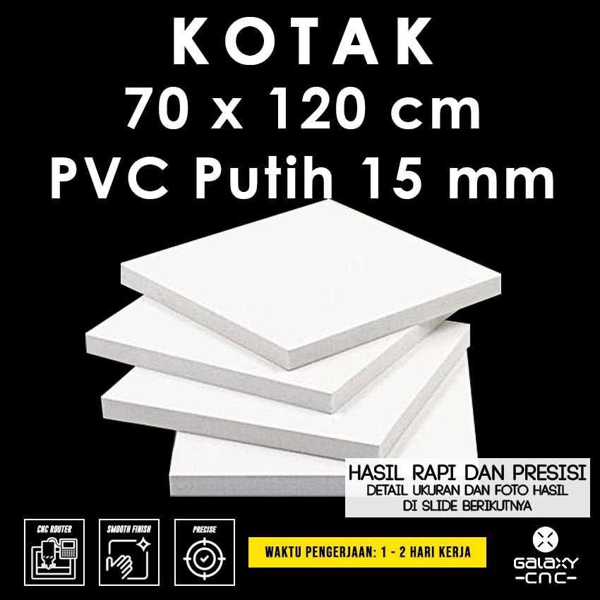 Box 70 x 120 cm - White PVC 15 mm - PVC Foam Board | Shopee Philippines