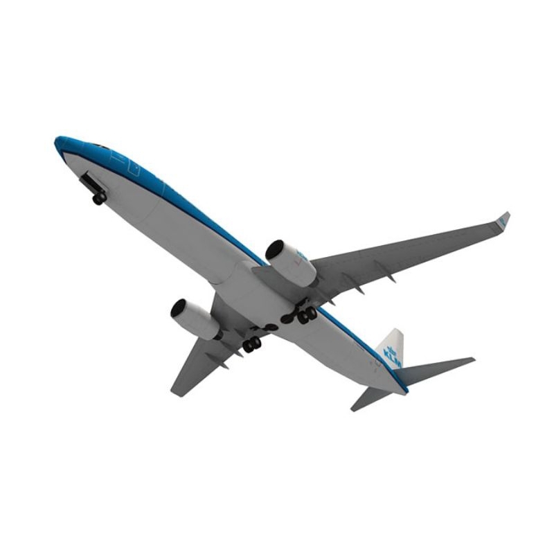 Boeing 737-900 KLM (PR-A4) papercraft pattern sheet | Shopee Philippines