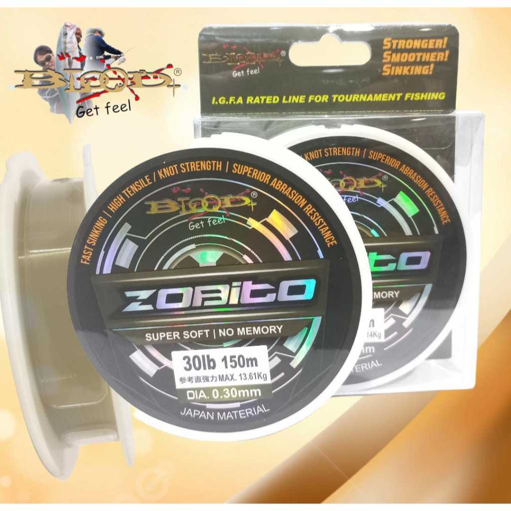 Zobito Blood String 150 Meters - Fast Sinking Smooth | Shopee Philippines
