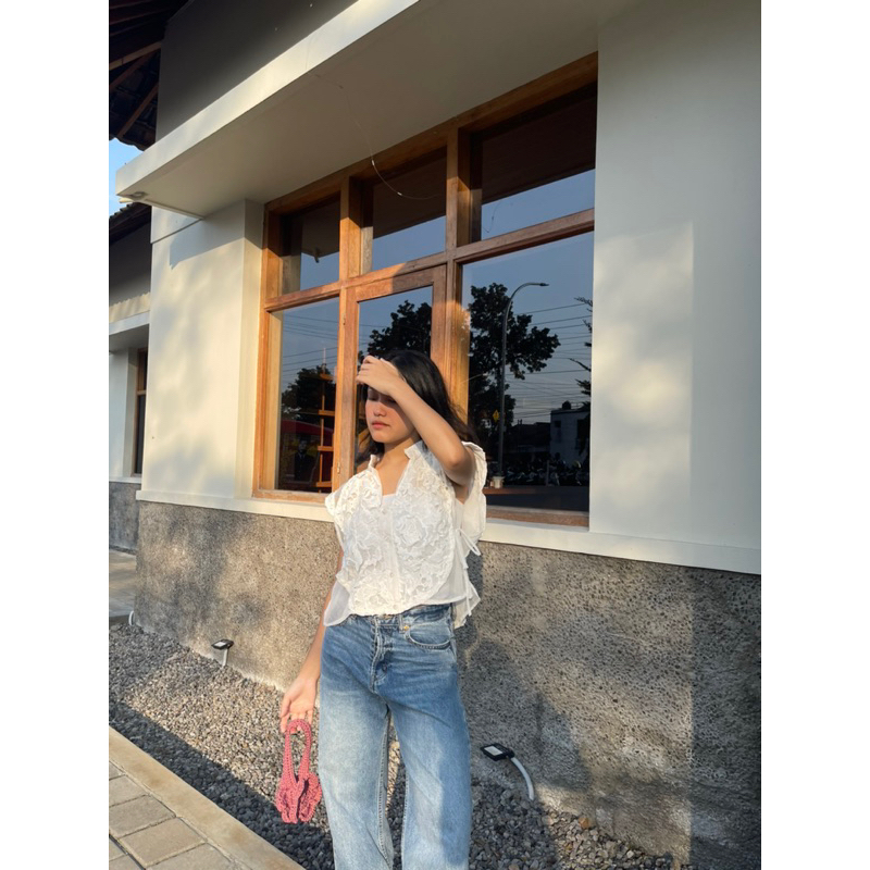 Zayya combination white on white | Shopee Philippines