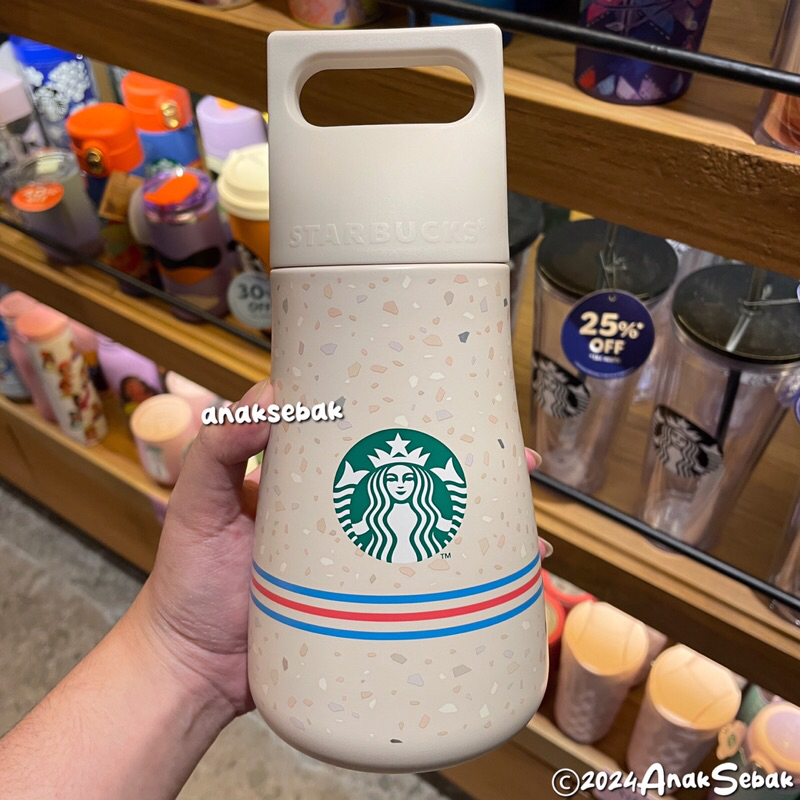 Starbucks Stainless Water Bottle Kettlebell 20oz Summer 2024 Edition