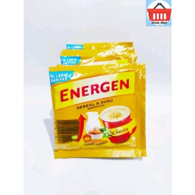 ENERGEN VANILLA RENGENG CONTENTS 10 SACHETS | Shopee Philippines