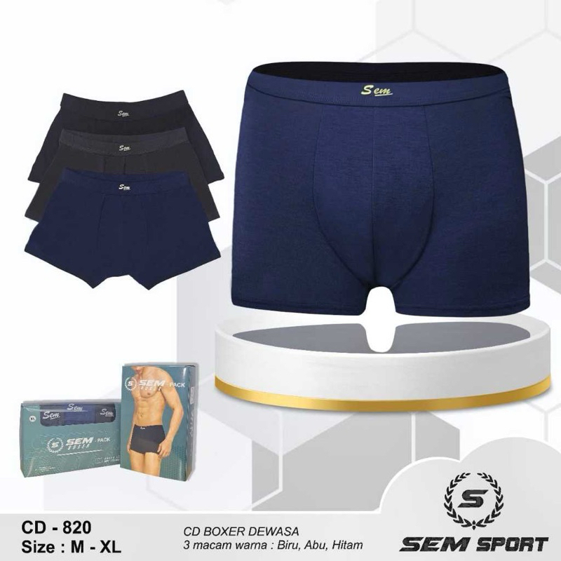 KATUN SEM 820 Men's Boxer Briefs, 3 Boxes, Adult Men's Underwear ...