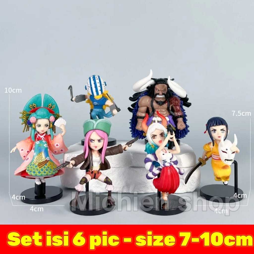 One Piece Kaido Yamato Kozuki Hiyori Izo Killer Contains 6pcs Action ...