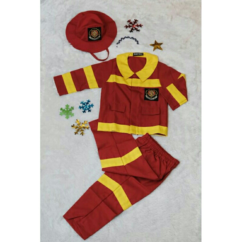 Firefighter Uniform Costume, Fireman Costume/Fire Fighter Uniform ...