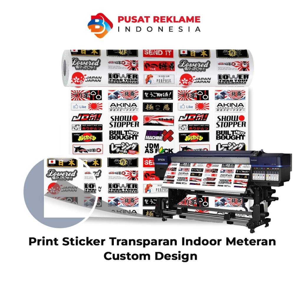 Print Transparent Indoor Sticker, Custom Design Meter | Shopee Philippines