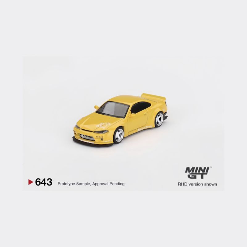 Mgt00643 - MINI GT 1/64 NISSAN SILVIA (S15) ROCKET BUNNY BRONZE YELLOW ...