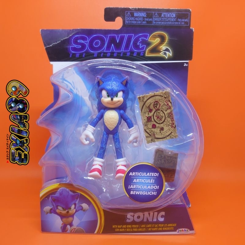 Sonic The Hedgehog 2 Movie 4-Inch Articulated Action Figure - Sonic ...