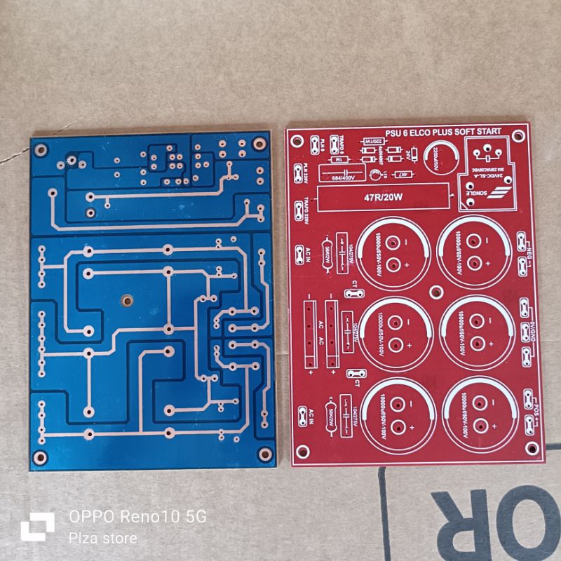 Pcb PSU 6 ELCO PLUS SOFTSTART Size 15.5 x 11.3 cm | Shopee Philippines