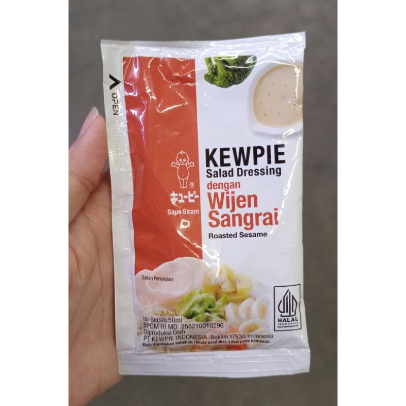 Kewpie roasted sesame 50gr roasted sesame salad dressing sachet
