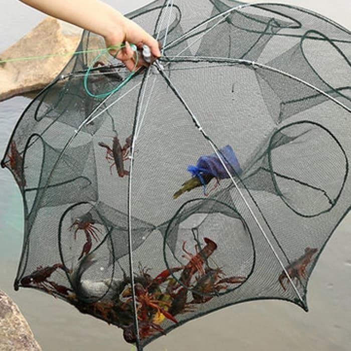 Du-trap Bubu Umbrella 8-hole Fishing Net Fishing Net Fish Shrimp Crab ...