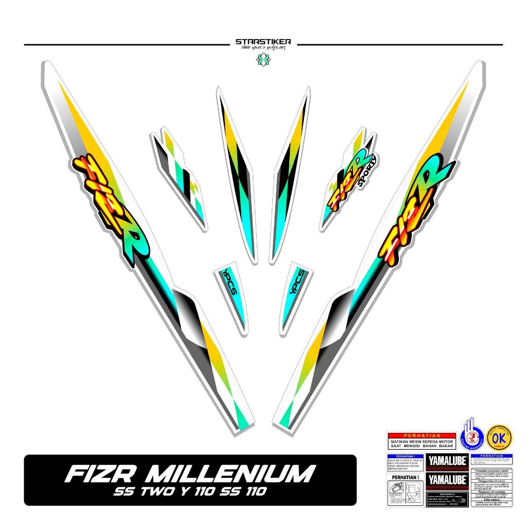 F1zr Striping Motif X10 Fiz R/ Fizr Sticker/ Z/ Ss Two/ Y110/ Ss 110 ...