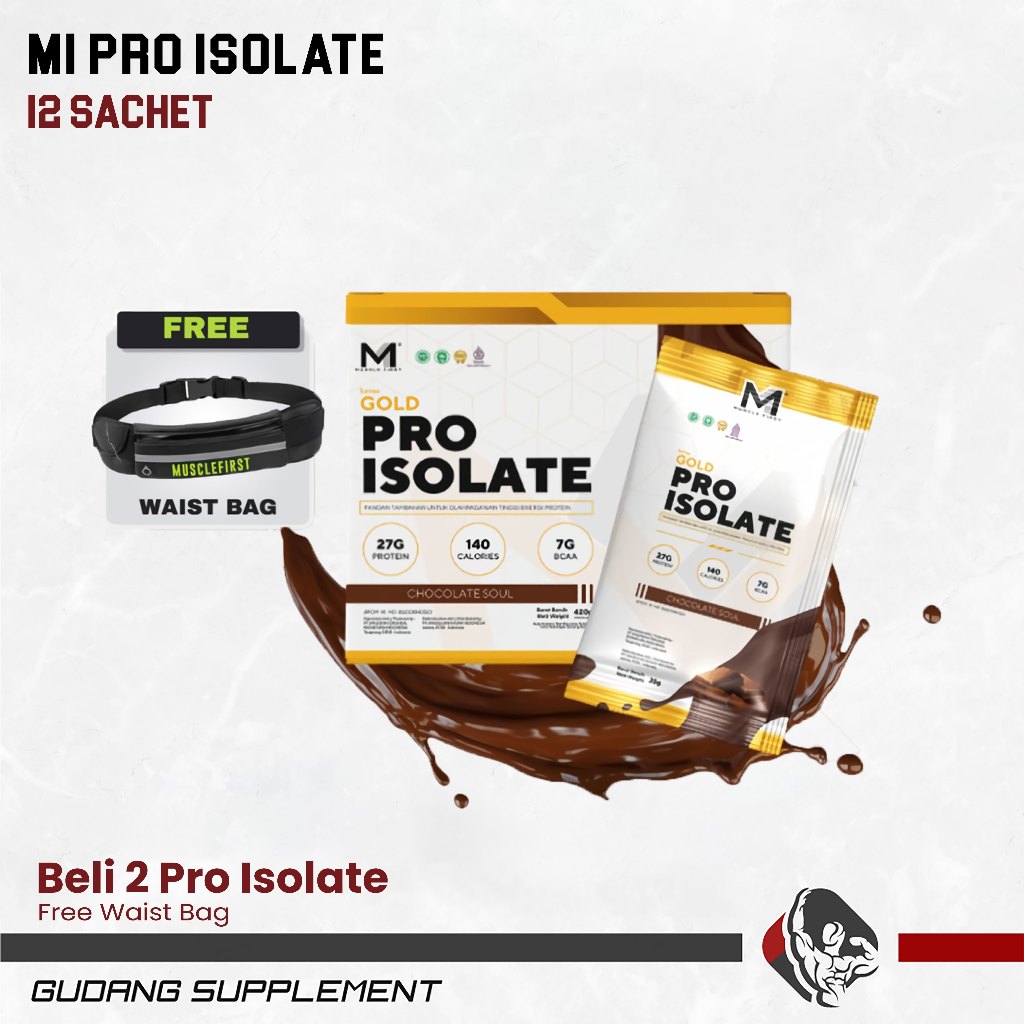 M1 Muscle First Pro Isolate 12 Sachets | Shopee Philippines