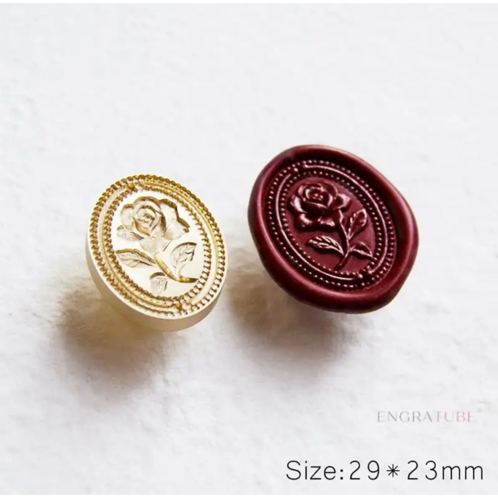 LILIN CANNA - 1 Pcs Wax Seal Sticker Invitation WAXSEALCOIN Vintage ...