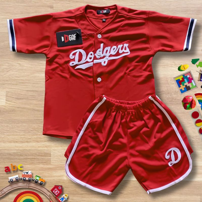 One Set Of Baseball Clothes For Boys & Girls Kids Baseball Jersey