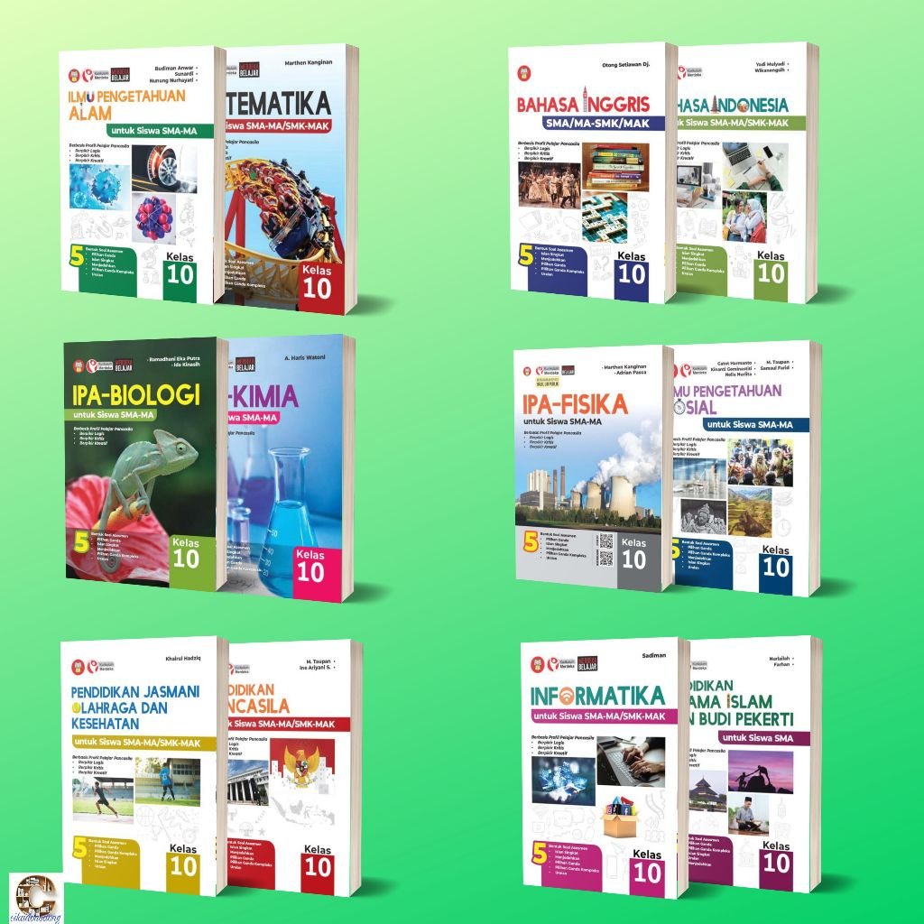 Indonesian/English/Mathematics/IPA/IPS/physics/chemistry/Biology ...