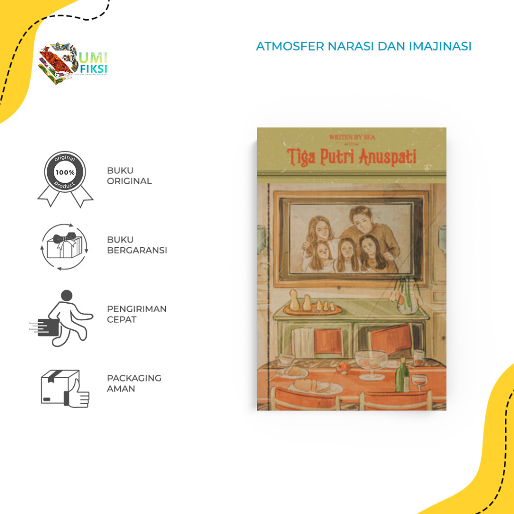 Novel Book - Three Princess Anuspati - Sea - Akad - Bumifiction ...
