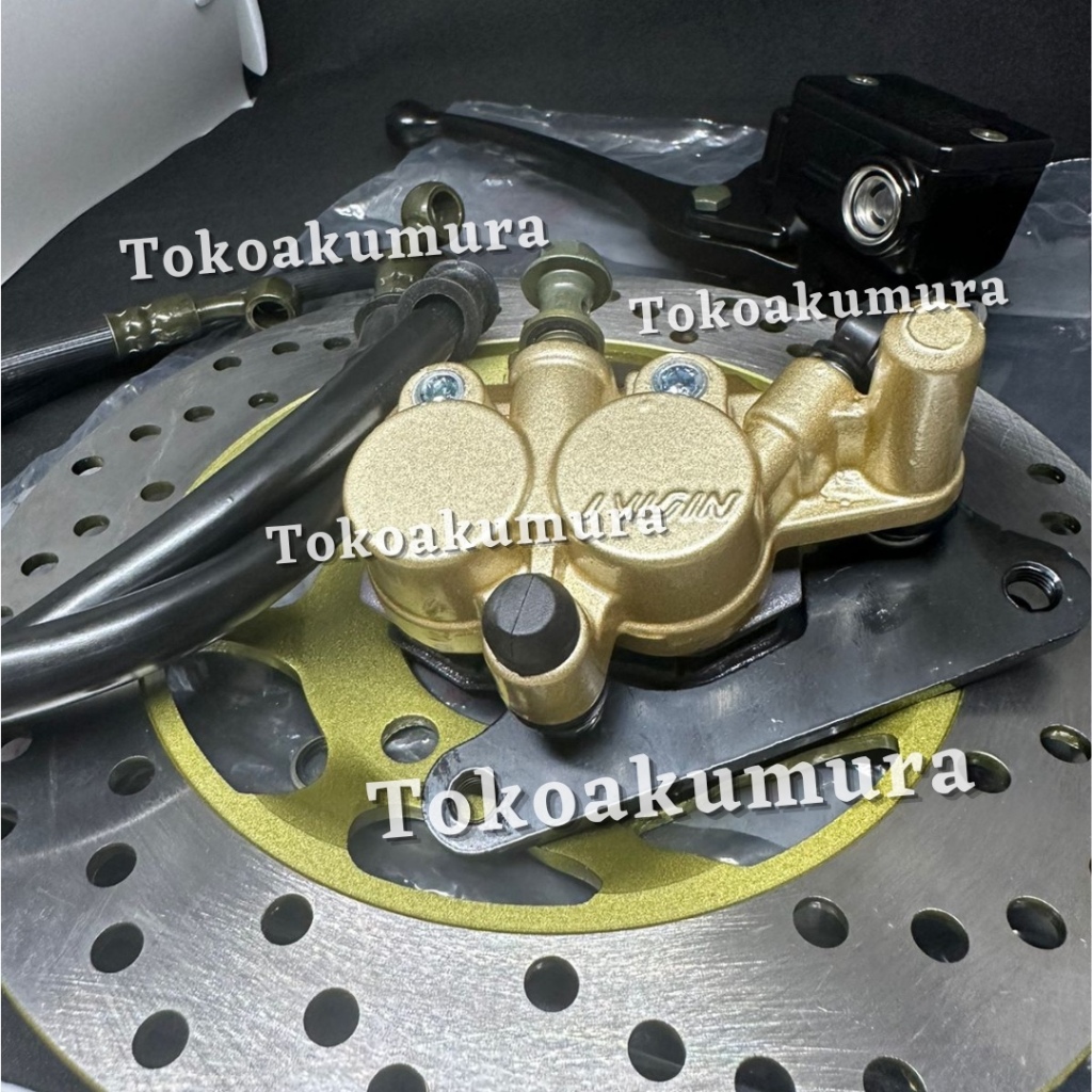 Top Brake Master assy Caliper Hose plus Front Plate Supra x 125 karisma