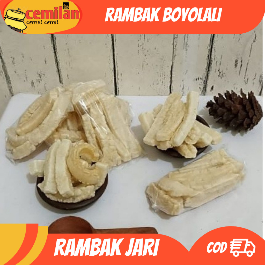 Rambak crackers/ typical boyolali rambak/ solo rambak/ finger rambak ...