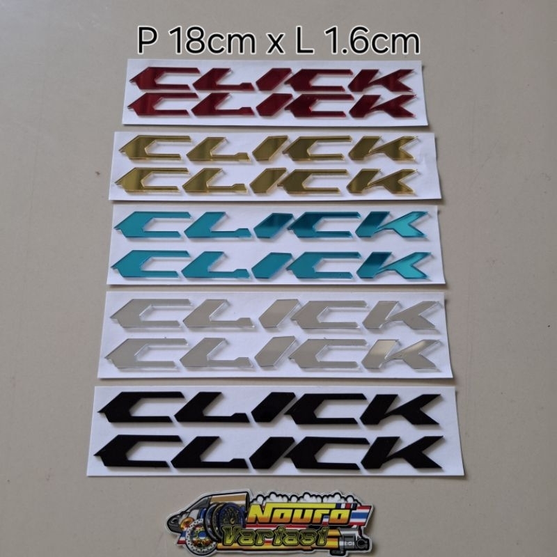 Click Acrylic Emblem with embossed quality logo honda click 125i ...