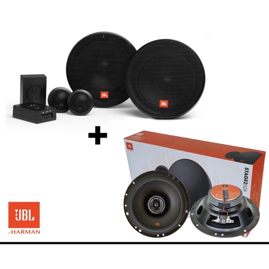 Front and rear door speaker package Jbl stage 2-604 + stage 2-624 ...
