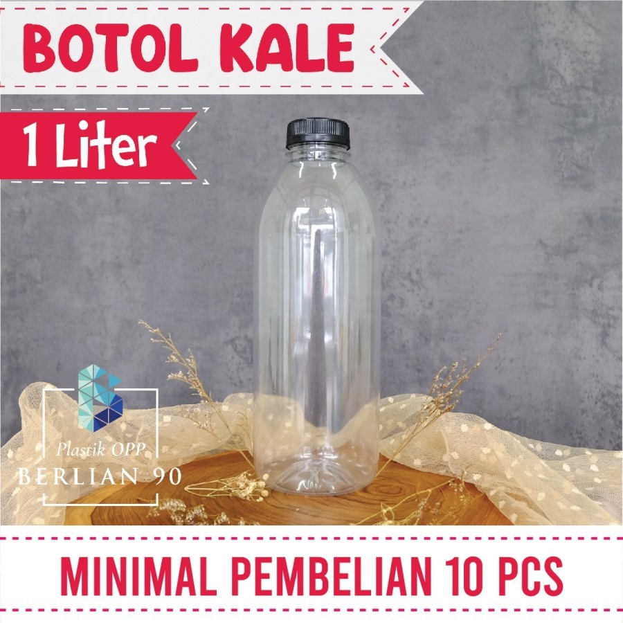 Kale bottle 1 liter plastic bottle kale 1000ml coffee bottle | Shopee ...