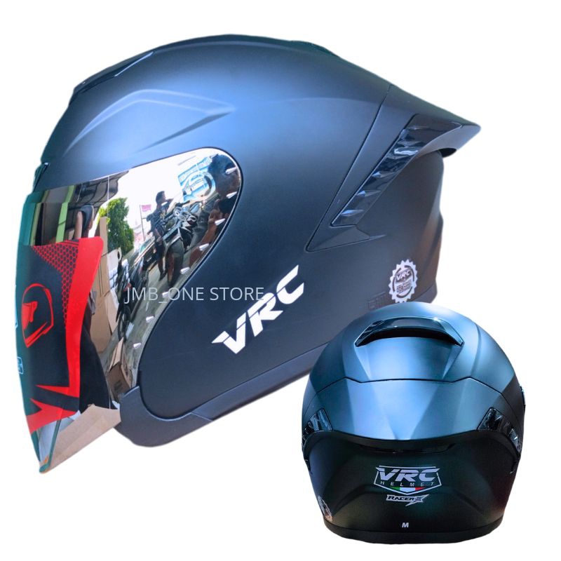 HALF FACE HELMET HANDSOME PACKAGE 3D SPOILER | Shopee Philippines