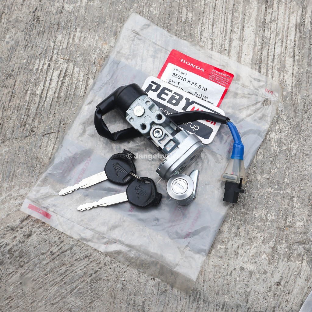 Ignition Key Set Beat Fi Esp Old ORIGINAL Official HGP 35010K25 Jangeby ...