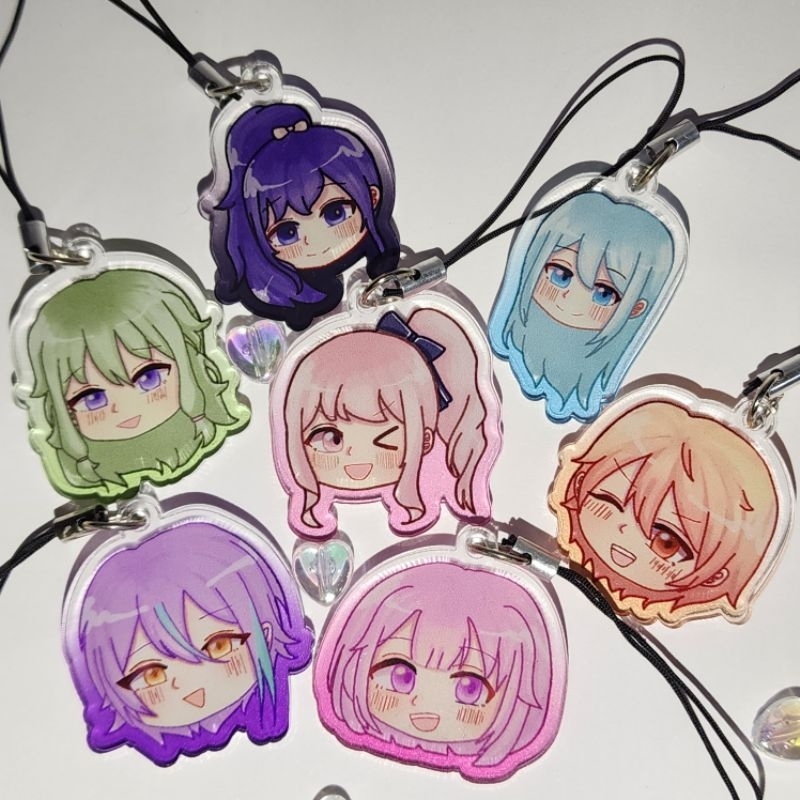GANTUNGAN Acrylic key chain Project Sekai Phonestrap pjsk Emu otori ...