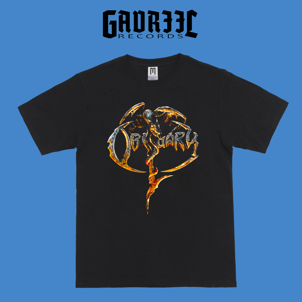 Obituary Band T-shirt Basic Logo Metal Merchandise Band Tshirt | Shopee