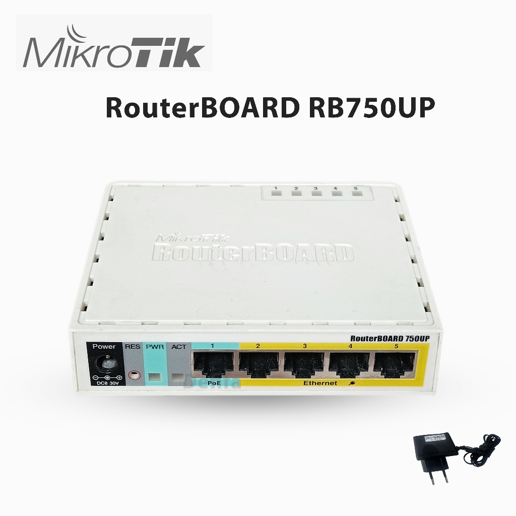 Mikrotik Router board Routerboard RB750UP Port USB POE Voucher | Shopee ...