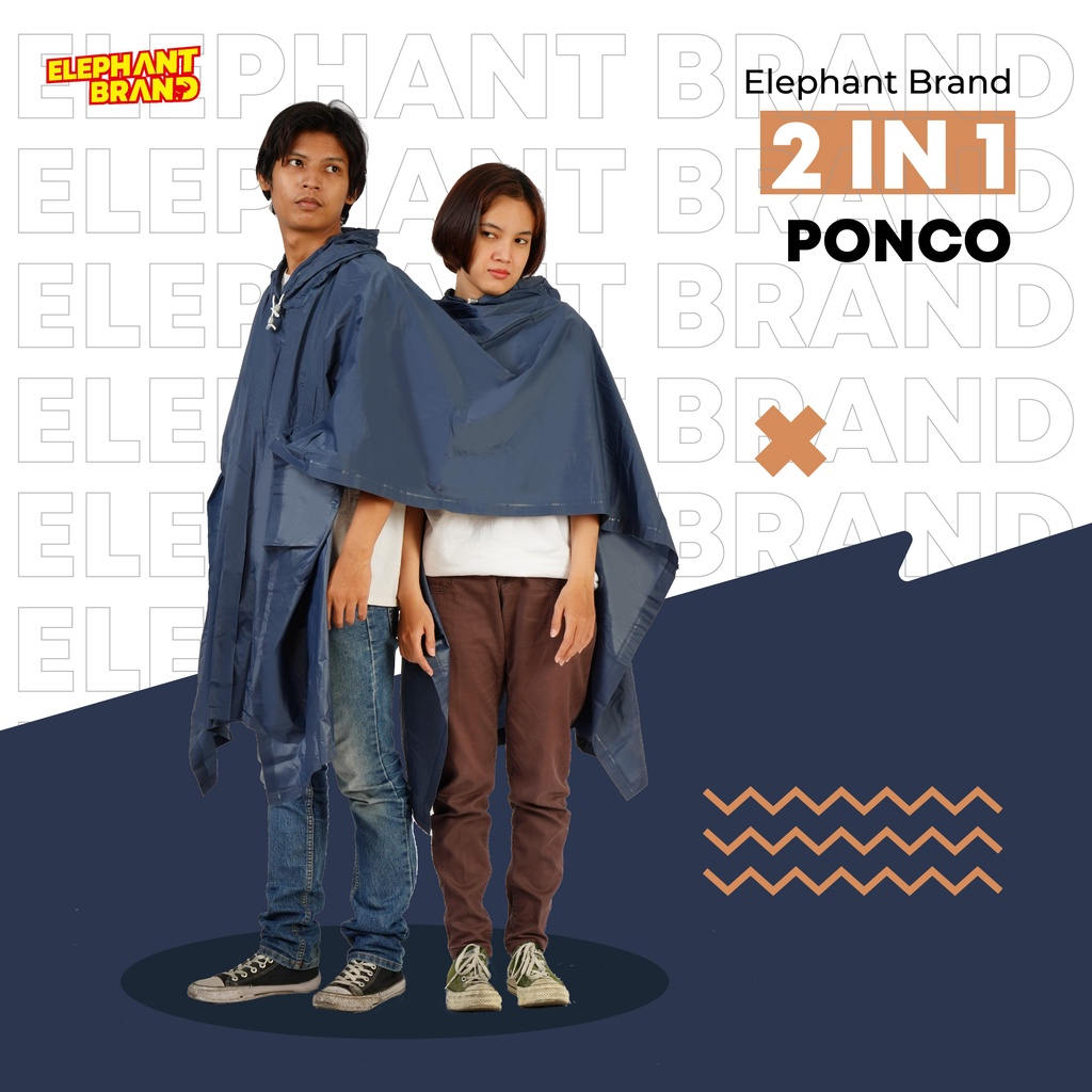 Elephant Brand 2 in 1 Head Raincoat | Shopee Philippines