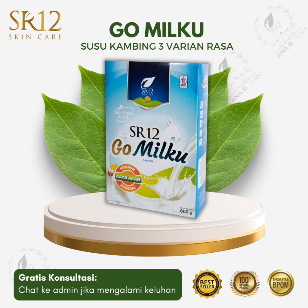 Go MILKU 3 Variants SR12 Flavor - Etawa Goat Milk Powder BPOM Fattening ...