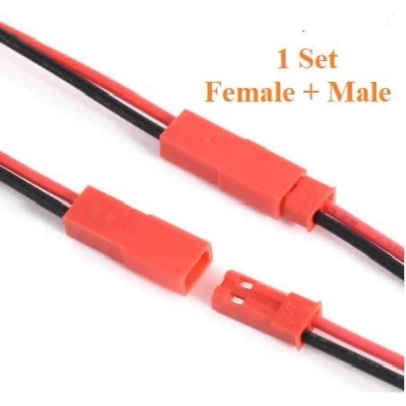 MERAH 2 pin Red 10cm Male Female 2.54mm Cable Socket | Shopee Philippines