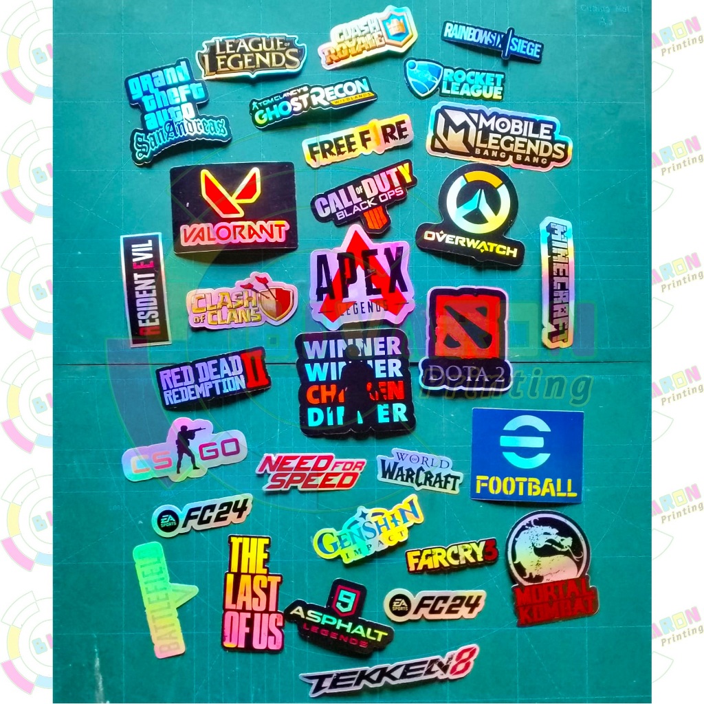 Game Sticker/mobile game Sticker/PC hologram Shopee Philippines