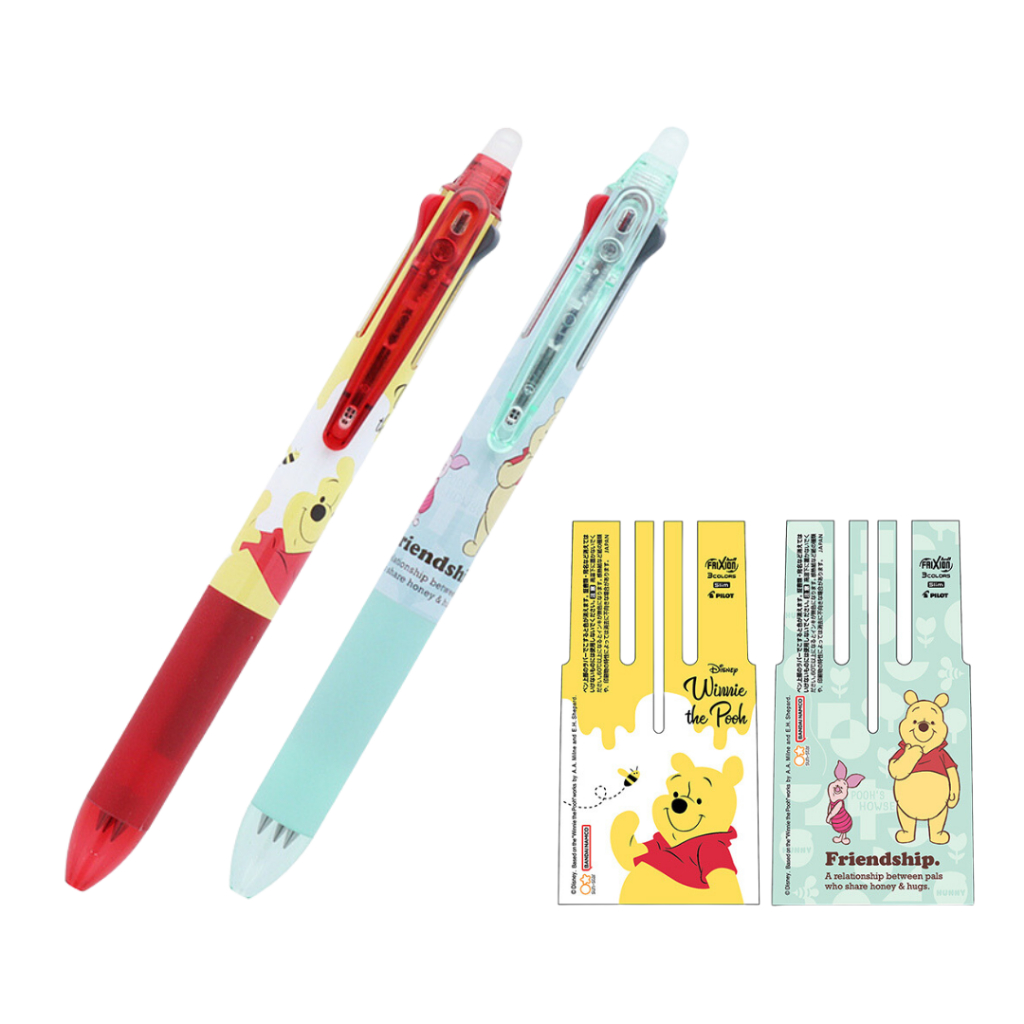 Pilot FriXion Ball Slim 3color Disney Winnie the Pooh Piglet 0.38mm ...