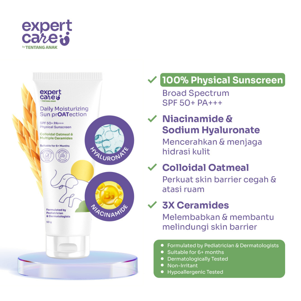 Expert CARE SUNSCREEN PHYSICAL SUNSCREEN SPF 50+ PA+++ Daily