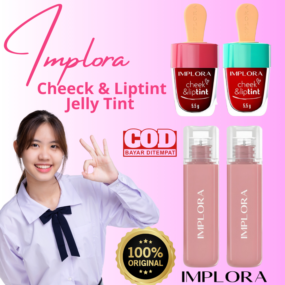 Implora Cheek & Liptint/JELLY TINT | Lip Tint | Banner APANDI SHOP ...