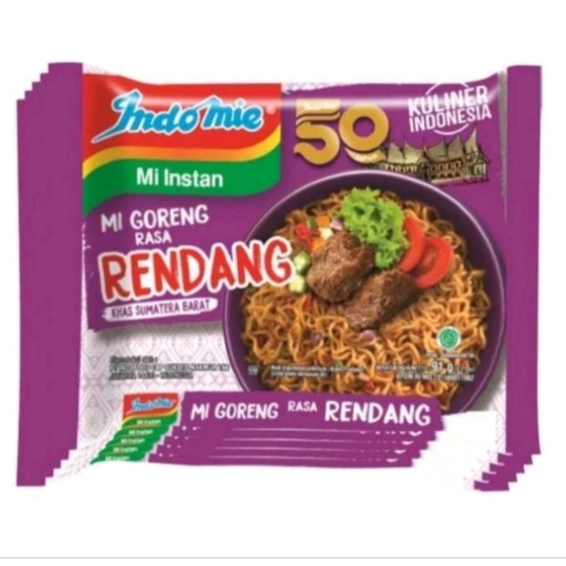 Indomie Fried rendang 5pc | Shopee Philippines