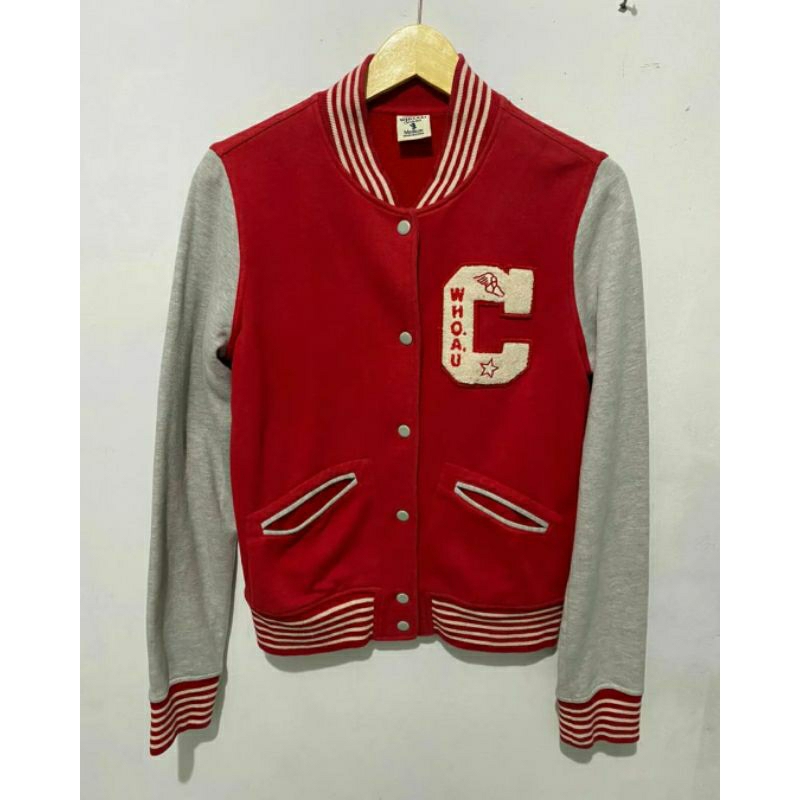 Vintage varsity jacket ho au | Shopee Philippines