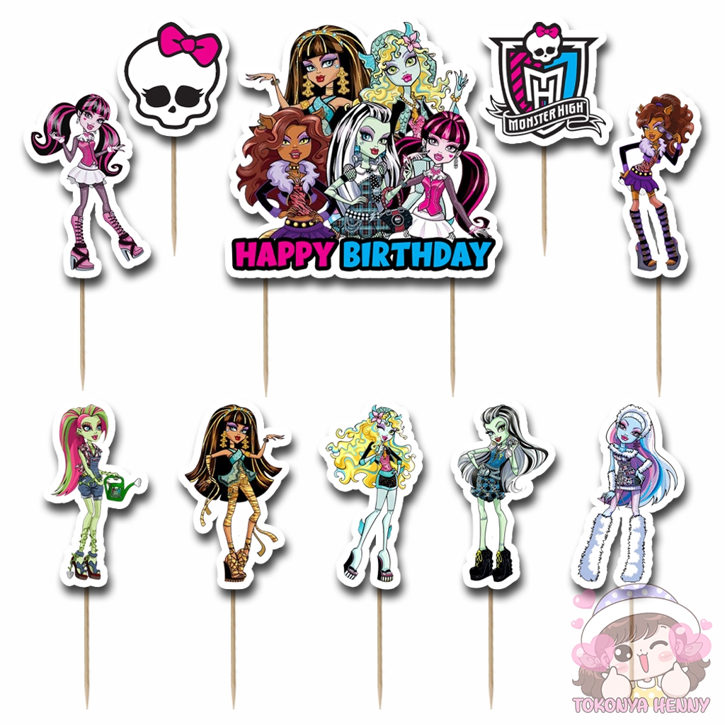 Monster HIGH Birthday Cake Topper Shopee Philippines