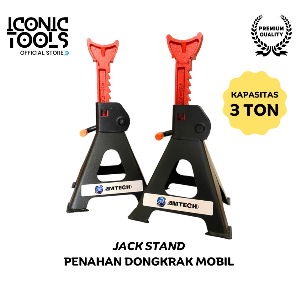 Amtech 3Ton Car Jack Stand/Car Jack Holder/Original Car Jackstand