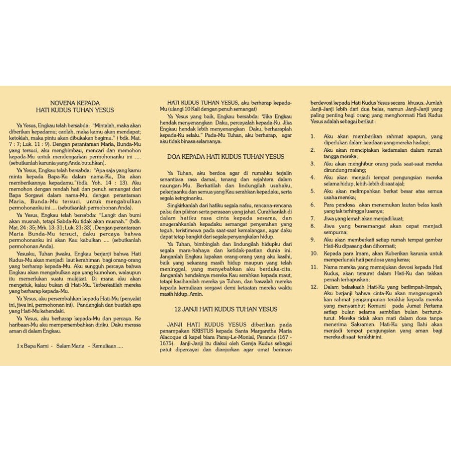 Novena Prayer Caplet Sheet to the Sacred Heart of Jesus | Shopee ...