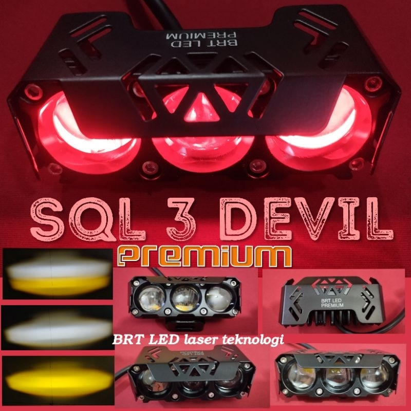 Mata Sql Devil Premium Laser Shooting Light W Owl Eyes Terminator